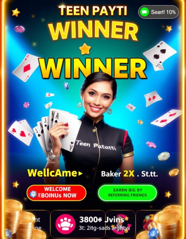 Teen Patti Winner Banner